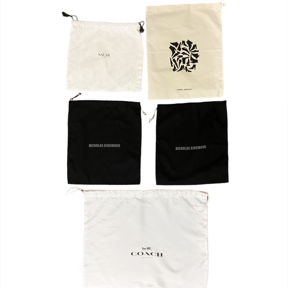 Designer Dust Bags : Coach, Nicholas Kirkwood, Salar Milano, Isabel Marant